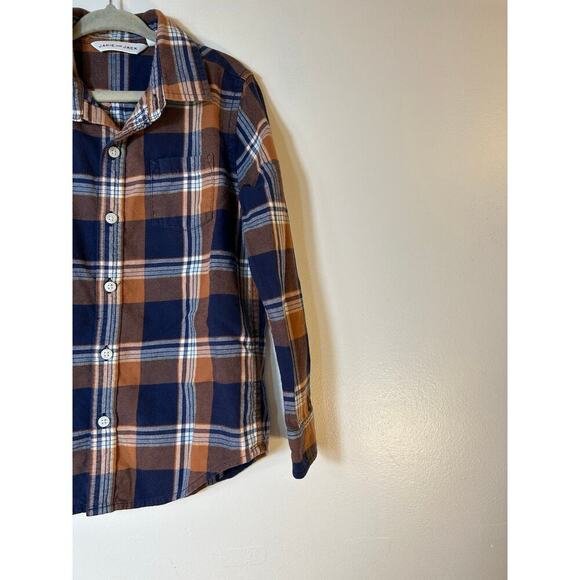 JANIE & JACK Boy’s Plaid Flannel Shirt / Size: Small - Picture 6 of 7